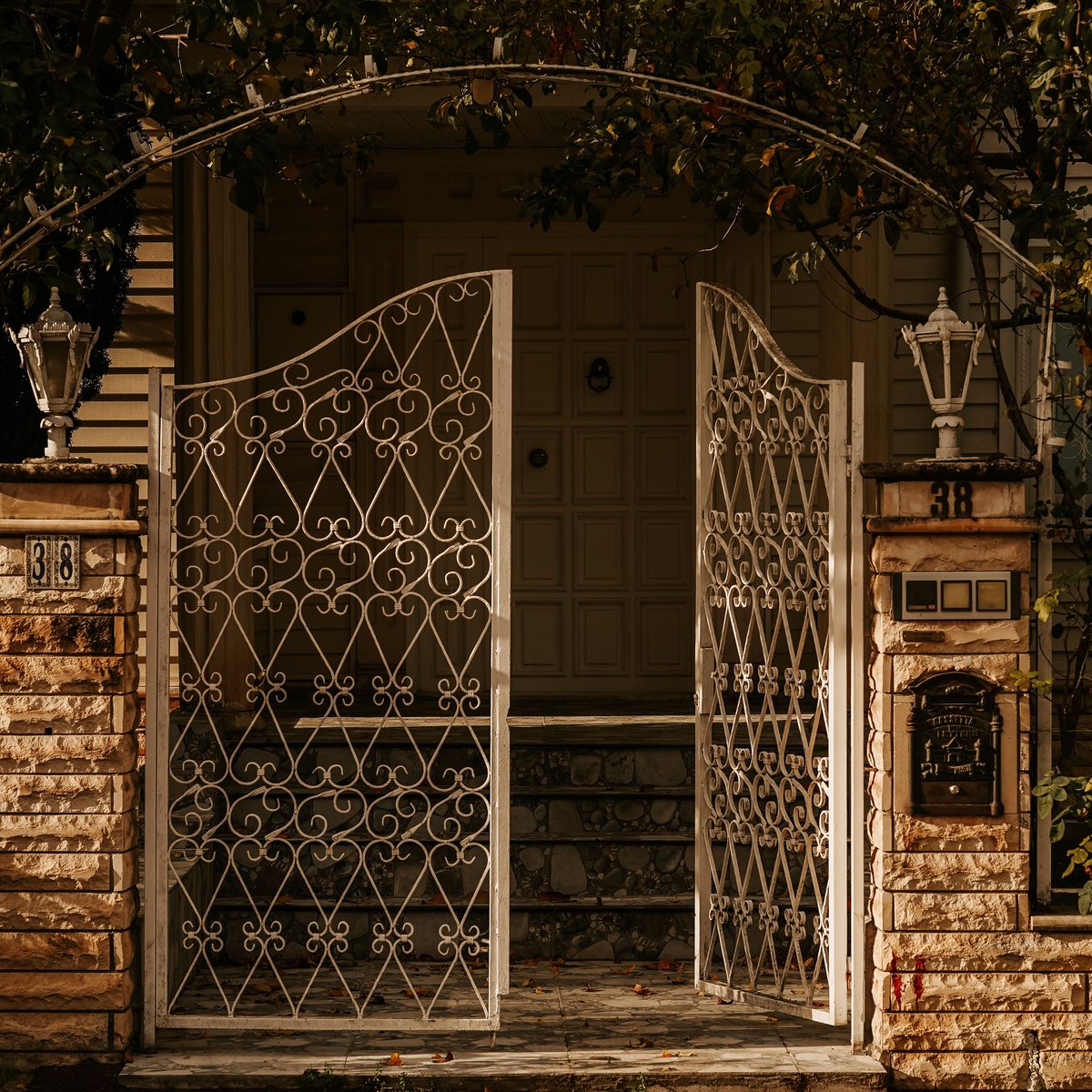 Portail d'entrée d'une maison